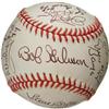 Image 5 : 1990's Hall of Famers Multi-Signed Baseball. Un