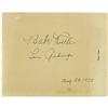 Image 1 : 1928 Babe Ruth & Lou Gehrig Signed Album Page.