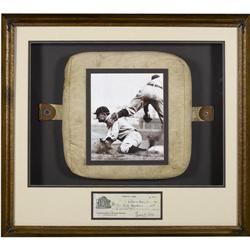 1930 Ty Cobb Signed Check Display. Gorgeous dis