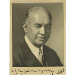 Circa 1930 Bill Klem Signed Photograph. Masterf