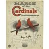 1930's St. Louis Cardinals Multi-Signed Sheet Mu