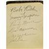 Image 1 : 1935 Baseball Autograph Book Signed by Babe Ruth