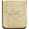 Image 2 : 1935 Baseball Autograph Book Signed by Babe Ruth