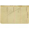 Lou Gehrig Cut Signature.