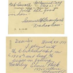 1930's-50's Hall of Famers & Stars Signed Govern