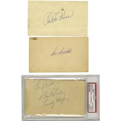 1930's-50's Hall of Famers Signed Government Pos