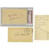 Image 2 : 1930's-50's Hall of Famers Signed Government Pos