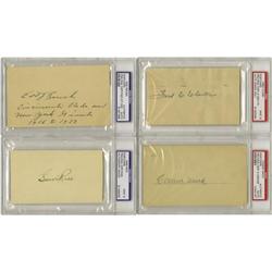 1930's-50's Hall of Famers Signed Government Pos