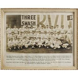 1938 New York Giants Team Signed Photograph. An
