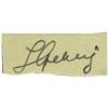 Late 1930's Lou Gehrig Signed Cut Signature. Sm