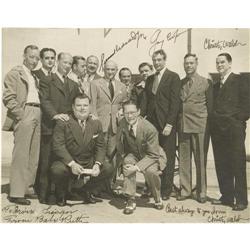 1942 Babe Ruth, Gary Cooper & More Signed Photog