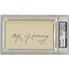 Image 1 : 1940's Cy Young Signed Index Card. He holds the