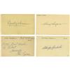 Image 2 : 1940's-50's Hall of Famers Signed Government Pos
