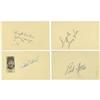 Image 3 : 1940's-50's Hall of Famers Signed Government Pos