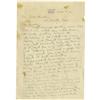 Image 1 : 1942 Ty Cobb Handwritten Signed Letter. The gre