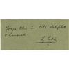 Image 1 : Ty Cobb Cut Signature.