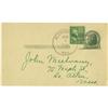 Image 2 : 1952 Ty Cobb Signed Government Postcard. The fea