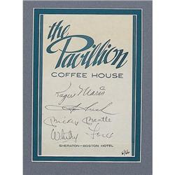 1966 Maris, Mantle, Ford & Tresh Signed Sheet.