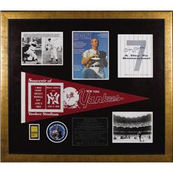 1969 Mickey Mantle Day Signed Display. The many