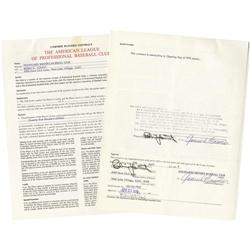 1975 & 1976-77 Robin Yount Signed Uniform Player