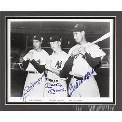 Joe DiMaggio, Mickey Mantle & Ted Williams Signe