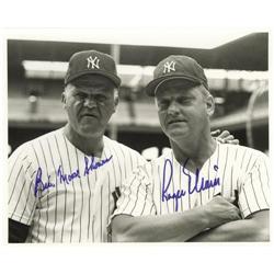 1980's Roger Maris & Moose Skowron Signed Photog