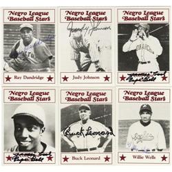 1980's Negro League Stars Signed Trading Cards L