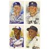 Image 1 : Hall of Famers Signed Perez-Steele Postcards Lot