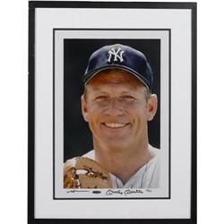 Early 1990's Mickey Mantle Signed UDA Large Phot