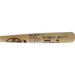 1990's 3,000 Strike Out Club Multi-Signed Bat.