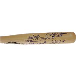 1990's 3,000 Hit Club Multi-Signed Bat. Limited