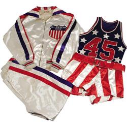 1942 All-American Basketball Game Worn Uniform P