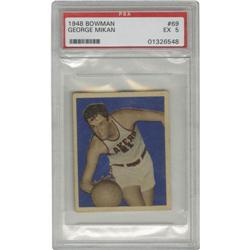 1948 Bowman George Mikan #69 PSA EX 5. The auth