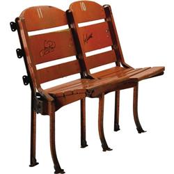 1928 Boston Garden Dual Stadium Seats with Bosto