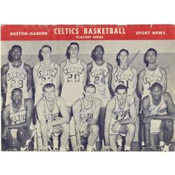 195859 Boston Celtics Team Signed Program. A f