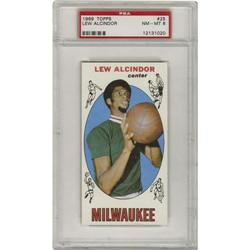 1969 Topps Lew Alcindor #25 PSA NM-MT 8. Much l