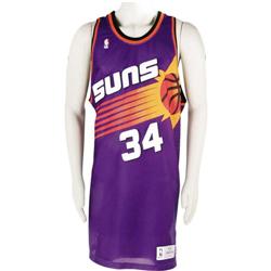 1993-94 Charles Barkley Game Worn Jersey. "Sir C