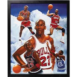 1990's Michael Jordan Signed Giclee. Fans of ph