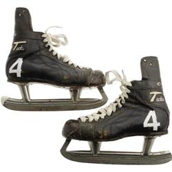 Early 1970's Bobby Orr Game Worn Skates. The mo