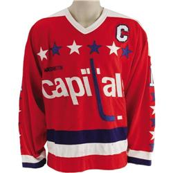 Mid-1980's Mike Gartner Game Worn Jersey. Magni