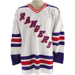 1990's Brian Leetch Game Worn Jersey. Number se