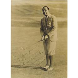 1930 Walter Hagen Signed Large Photograph. Magn