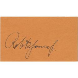 Robert T. Jones, Jr. Cut Signature.