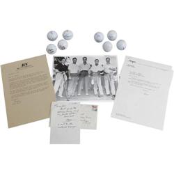 1990's Golf Legends Signed Golf Balls, Letters C