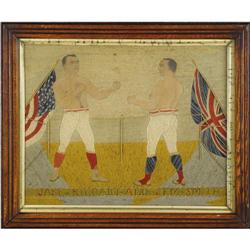 1880's Jake Kilrain vs. Jem Smith "Woolie." The