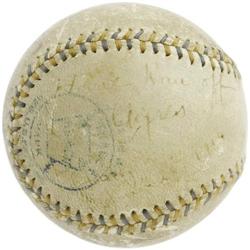 1914 Frank "Home Run" Baker Home Run Baseball fr