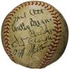 Image 3 : 1937 Carl Hubbell Game Used "Win" Baseball Signe