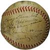 Image 4 : 1937 Carl Hubbell Game Used "Win" Baseball Signe