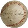 Image 1 : 1946 Babe Ruth's Last Home Run Baseball, Signed.
