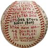 Image 2 : 1948 Stan Musial 230th Hit Game Used Baseball.